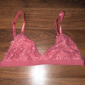 Pink Lacy Bralette